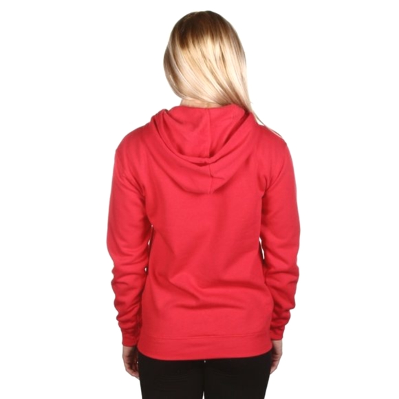 Disney Mickey Mouse Hoodie Sweatshirt Womens Long Sleeve Soft Pullover Red S L - Picture 3 of 3